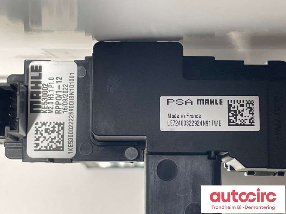 Varmeapparat ekstravarmer til Opel Mokka E 2020-->> (Type II)  (98 311 710 80|)