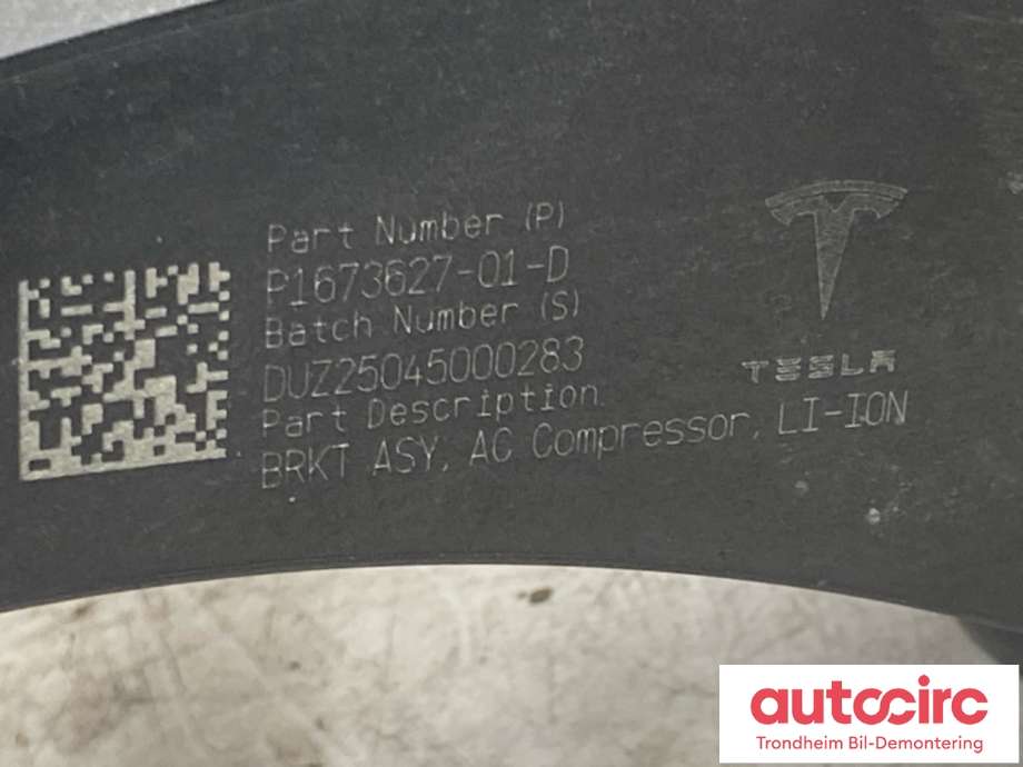 Aircondition kompressor til Tesla Model Y 2024-->> (Type II)  (1673627-01-D|)