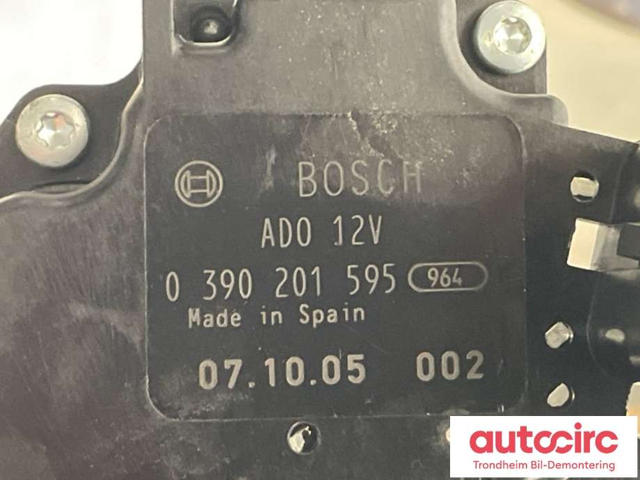 Viskermotor bakrute til Saab 9-3 2008-2011 (Type II, Fase 2) (12793272|)