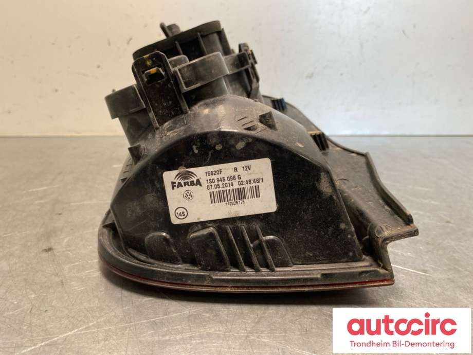 Baklykt høyre til VW E-Up 2013-2019 (1S0945096G|)