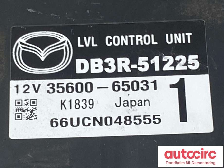 Styreenhet diverse til Mazda CX-3 2015-2022  (DB3R-51225|35600-65031|)
