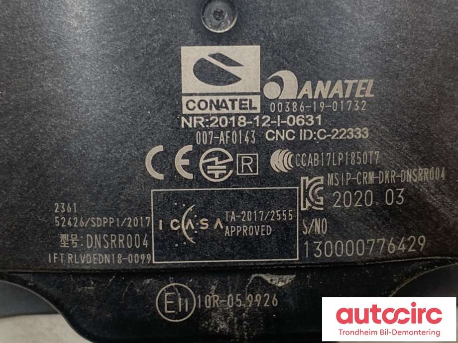 Sensor blindsone til Toyota RAV4 2019-->> (Type V)  (HØYRE BAK|88162-42091|)