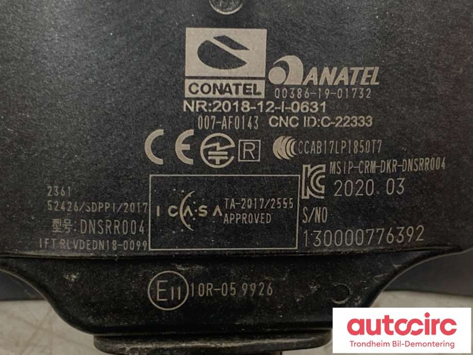 Sensor blindsone til Toyota RAV4 2019-->> (Type V)  (VENSTRE BAK|88162-42091|)