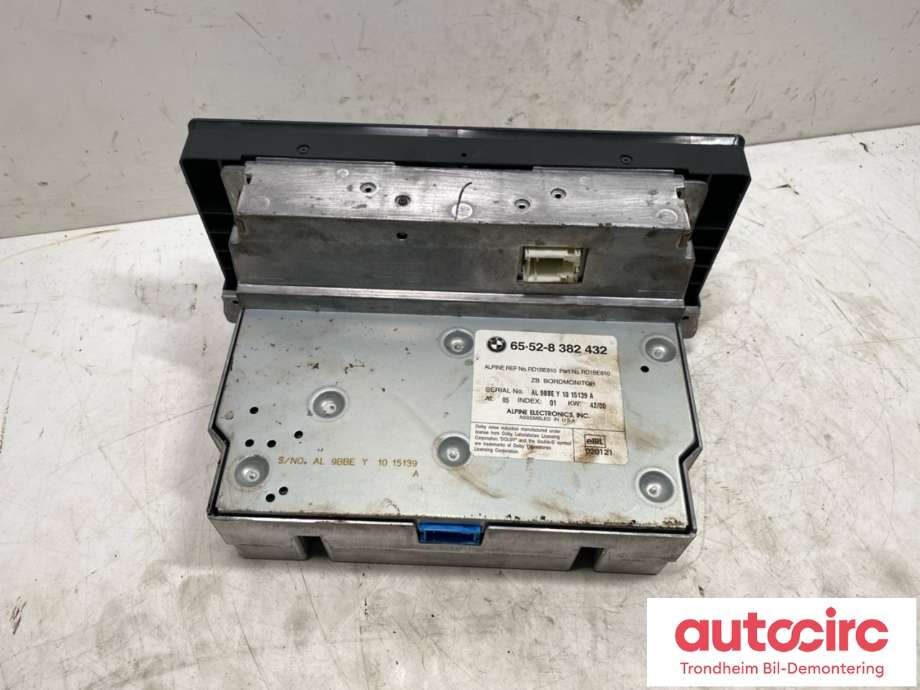 Bilstereo navigasjon spiller til BMW X5 2000-2006 (E53) (E53) (ALPINE ELECTRONICS|65 52 8 382 438|65 52 8 380 593|65 52 8 382 435| 65.52-8 382 432)