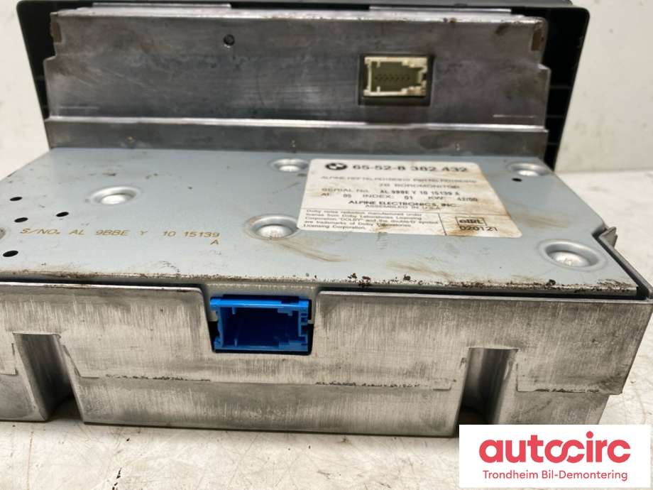 Bilstereo navigasjon spiller til BMW X5 2000-2006 (E53) (E53) (ALPINE ELECTRONICS|65 52 8 382 438|65 52 8 380 593|65 52 8 382 435| 65.52-8 382 432)