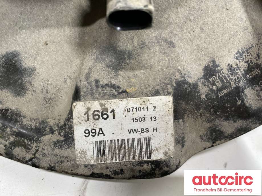 Hjulspindel venstre foran til VW Transporter / Caravelle 2009-2015 (Fase 2) (T5) (T5) (7H8407257C|7H0498611|)