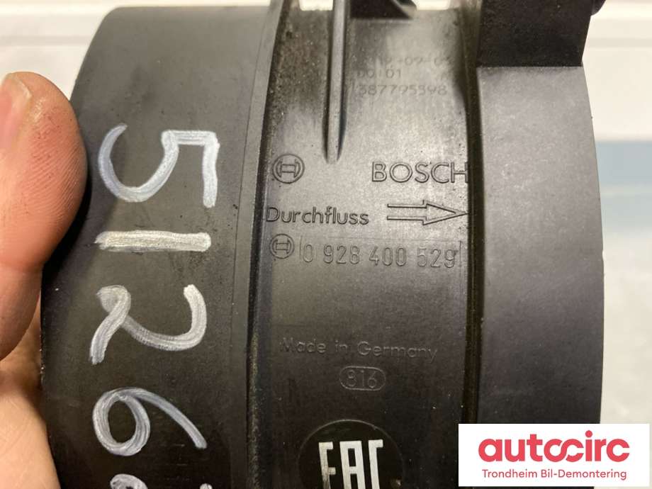 Luftmengde/luftmassemåler til BMW 5-Serie 2003-2010 (E60/E61) (E60/E61) (BOSCH|13 62 7 788 744|0 928 400 529|)
