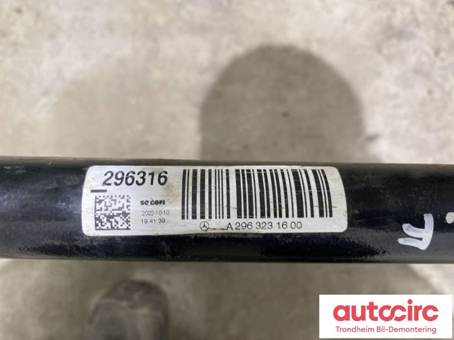 Stabilisatorstag foran til Mercedes EQS SUV 2022-->> (X296) (X296) (A 296 323 16 00|)