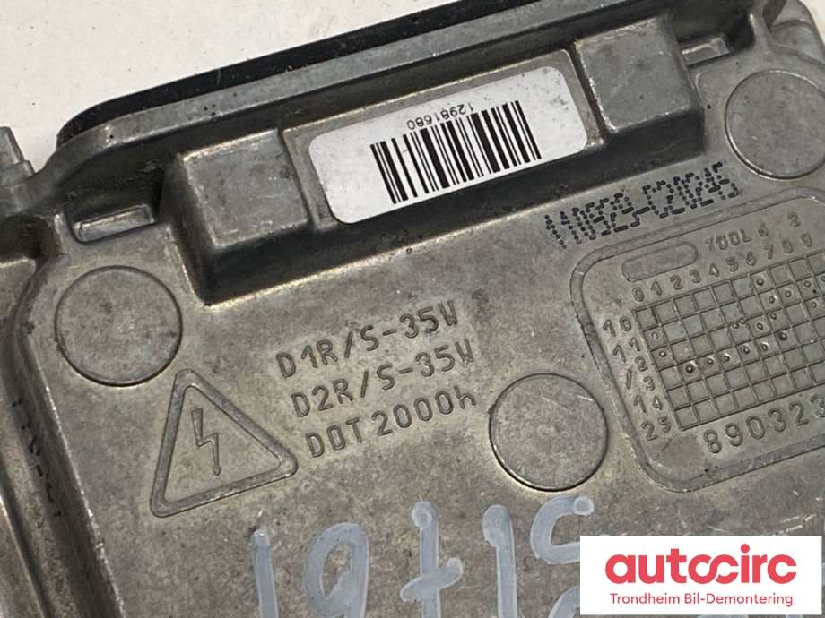 Styreenhet xenon/ballast til Peugeot 3008 2009-2016 (Type I)  (6224 L8|)