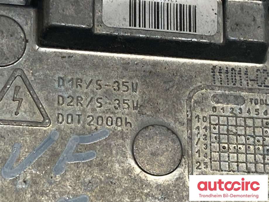 Styreenhet xenon/ballast til Peugeot 3008 2009-2016 (Type I)  (6224 L8|)