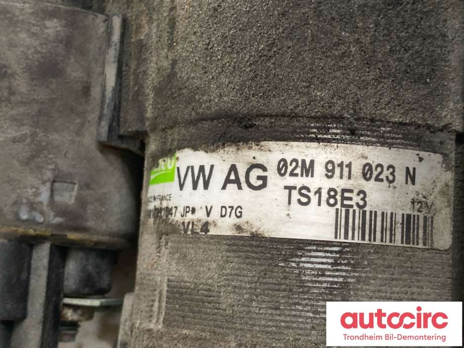 Starter diesel til VW Passat 2005-2010 (B6) (B6) (VALEO|02M911023N|02M911023NX|TS18E3)