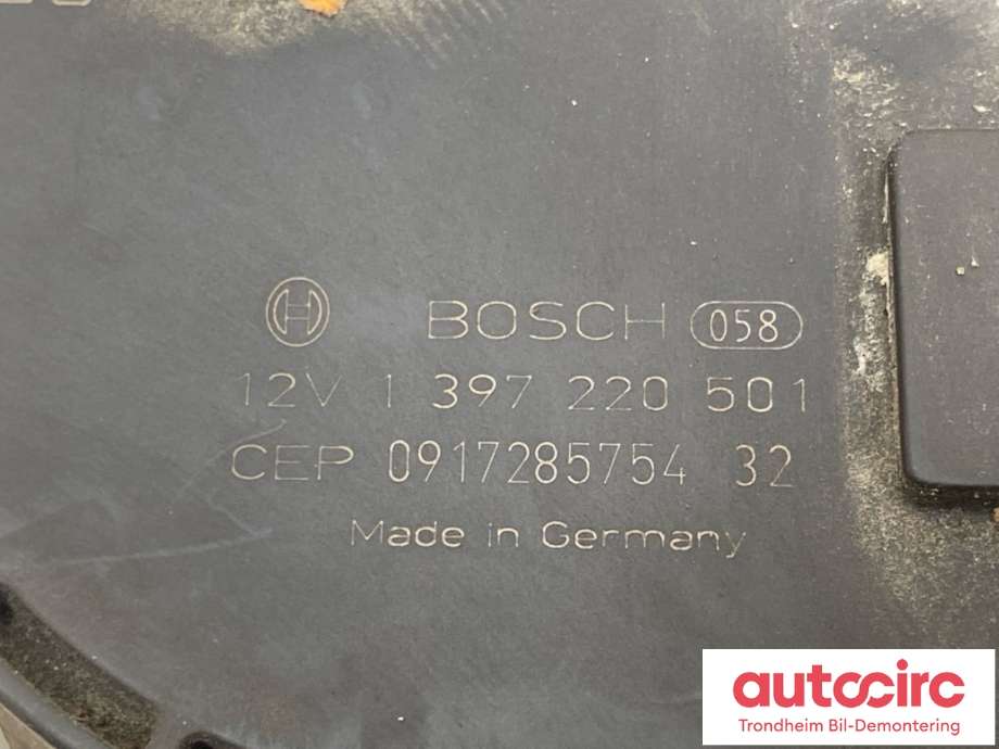 Viskermotor frontrute til VW Golf VI 2008-2012  (BOSCH|1Q1 955 119 B|1Q1 955 119 C|1Q1 955 119 E| 1 397 220 501)