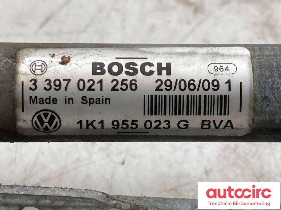 Viskeroverføring til VW Golf VI 2008-2012  (BOSCH|1K1 955 023 G|1K1 955 601 A|3 397 021 256)