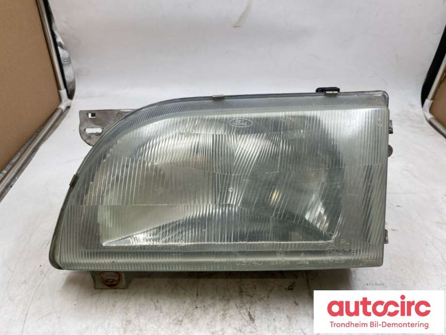 Frontlykt venstre halogen til Ford Transit, 1986-1999 (95VG-13006-SCC)