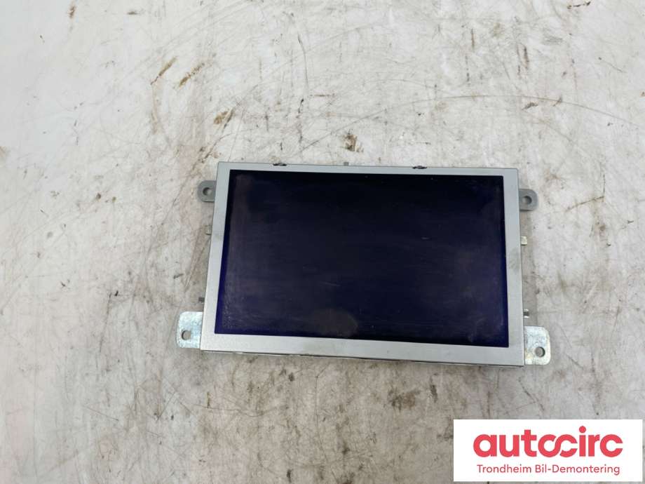 Bilstereo navigasjon skjerm til Audi Q7, 2010-2015 (Type I, Fase 2) (8R0919604A)