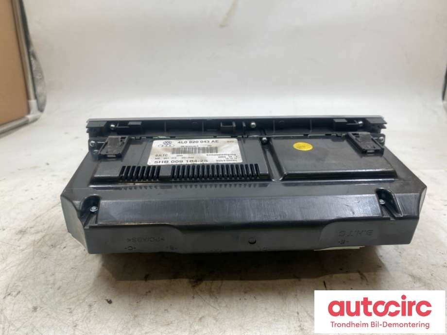 Varmeapparat betjening til Audi Q7 2010-2015 (Type I, Fase 2)  (4L0 820 043 AE|)