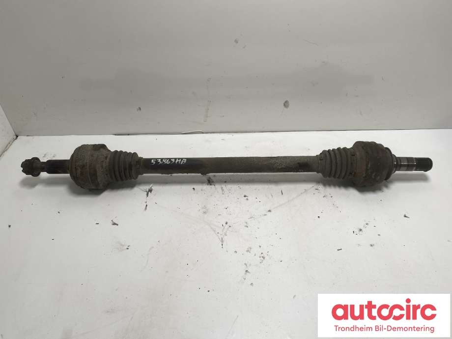 Drivaksel høyre bak, diesel/automat til Audi Q7 2010-2015 (Type I, Fase 2) (7L8501201B|7L8501201BX|)