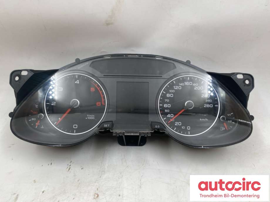 Instrumentpanel til Audi A4, 2007-2014 (Type IV) (B8) (B8) (8K0920931J)