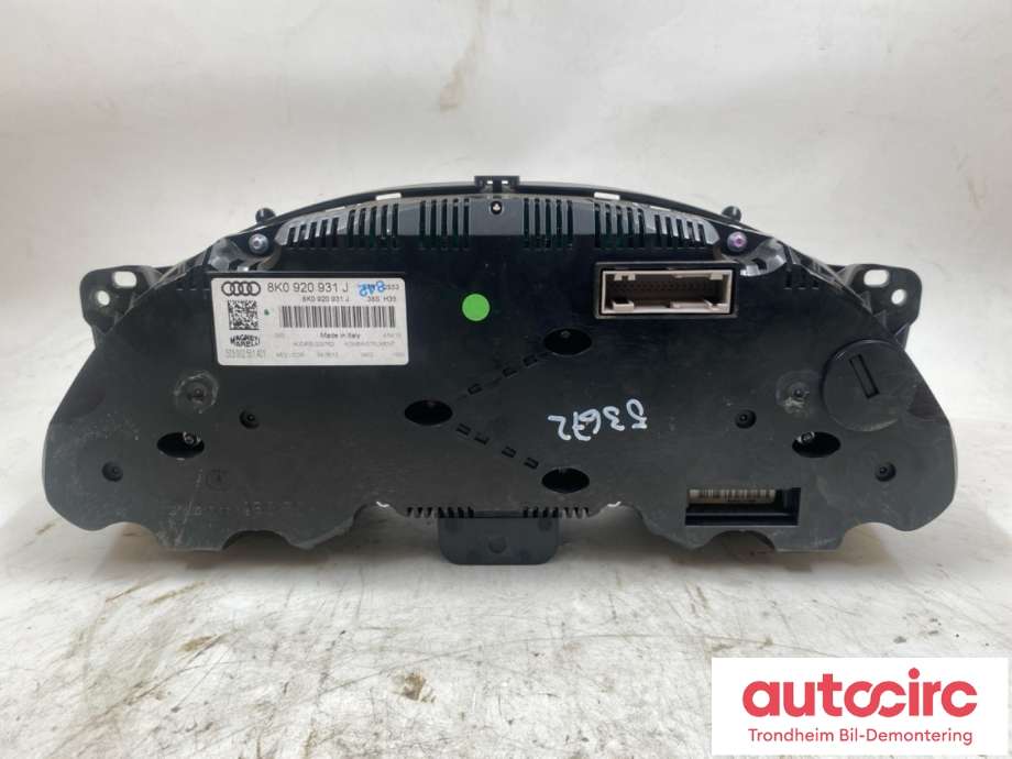 Instrumentpanel til Audi A4 2007-2014 (Type IV) (B8) (B8) (8K0920931J|)