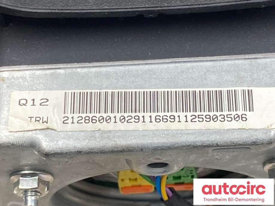 Airbag rattpute til Mercedes E-Klasse 2009-2013 (Fase 1) (W212) (W212) (A2128600102|A21286001029116|)