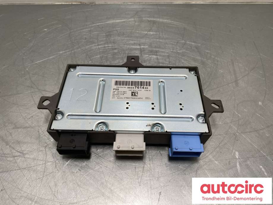 Bilstereo forsterker til Peugeot 308 2013-2021 (Type II)  (9822761480|1623498480|1634199680)