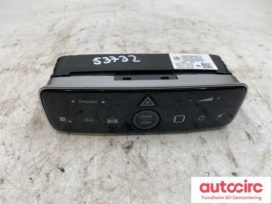 Bryter diverse til Mercedes EQS SUV, 2022-->> (X296) (X296) (A2979004912)