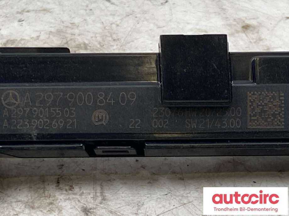 Innredning diverse til Mercedes EQS SUV 2022-->> (X296) (X296) (V.B|A 297 900 84 09|A 297 900 16 14|)