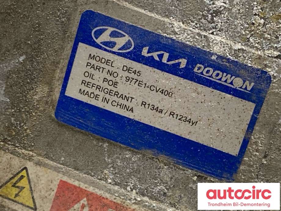 Aircondition kompressor elbil til Kia EV6 2021-->>  (97729CV400|)