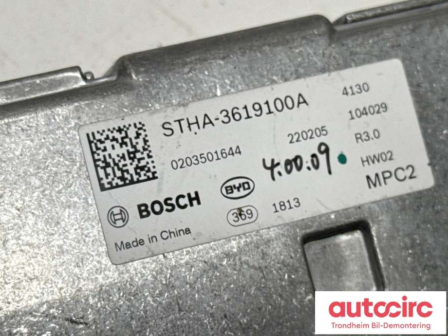 Parkeringskamera foran til BYD Tang 2020-->>  (BOSCH|STHA-3619100A|0203501644|)