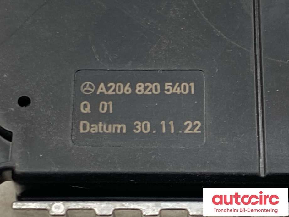 Styreenhet diverse til Mercedes EQS SUV 2022-->> (X296) (X296) (A 206 820 54 01|)