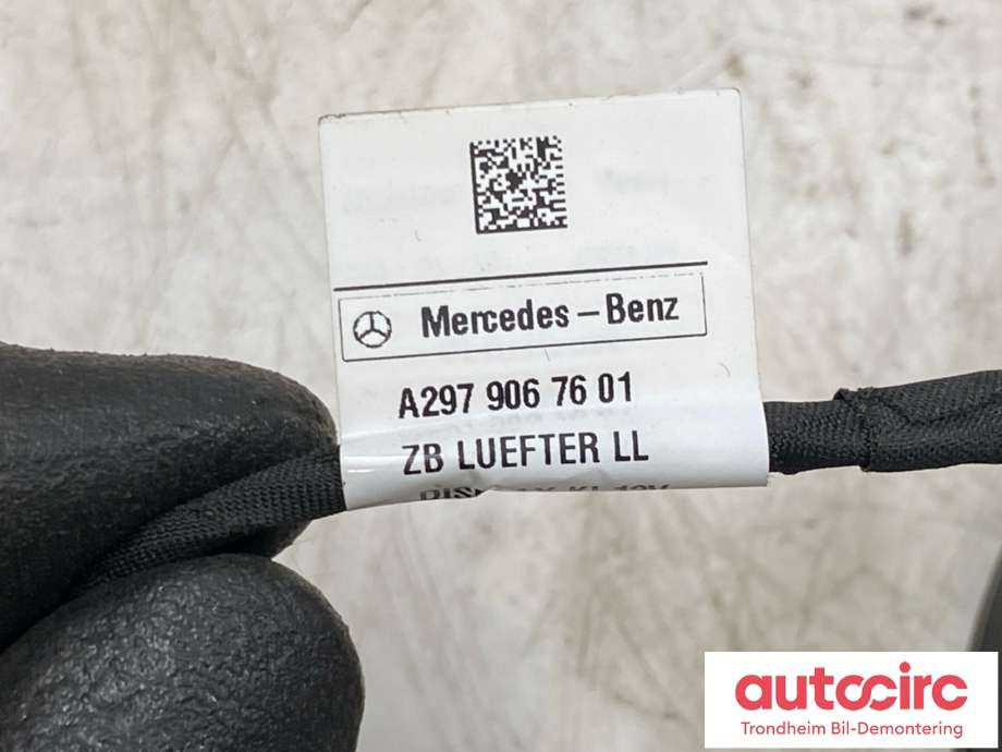 Kjølevifte elektrisk til Mercedes EQS SUV 2022-->> (X296) (X296) (A2979067601|)