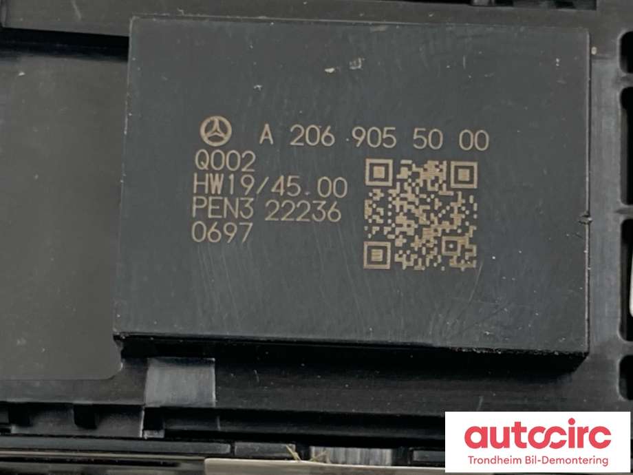 Bryter diverse til Mercedes EQS SUV 2022-->> (X296) (X296) (A2068210400|)