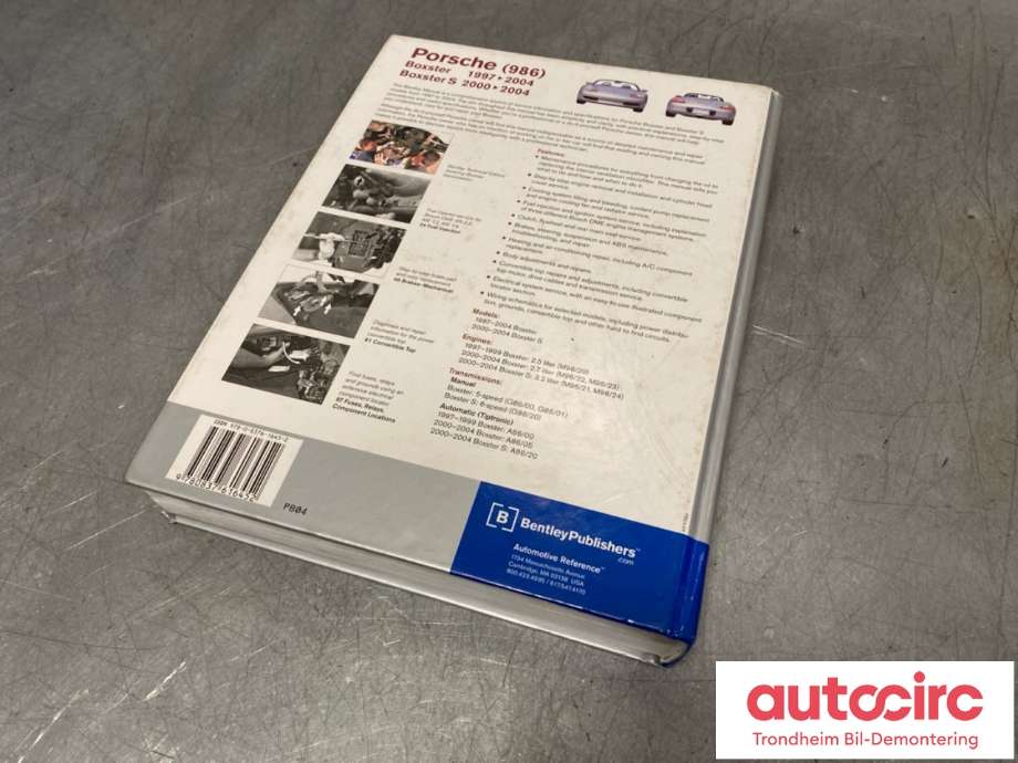 Instruksjonsbok til Porsche Boxster 1997-2004 (986) (986) (BENTLEY PUBLISHERS|)