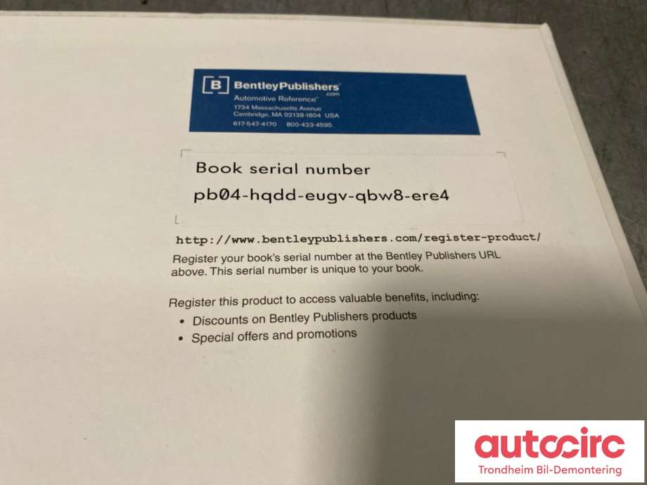 Instruksjonsbok til Porsche Boxster 1997-2004 (986) (986) (BENTLEY PUBLISHERS|)