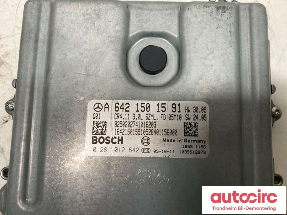 Styreenhet motor til Mercedes E-Klasse 2002-2006 (Fase 1) (W211) (W211) (BOSCH|A 642 150 15 91|A 642 150 40 79|)