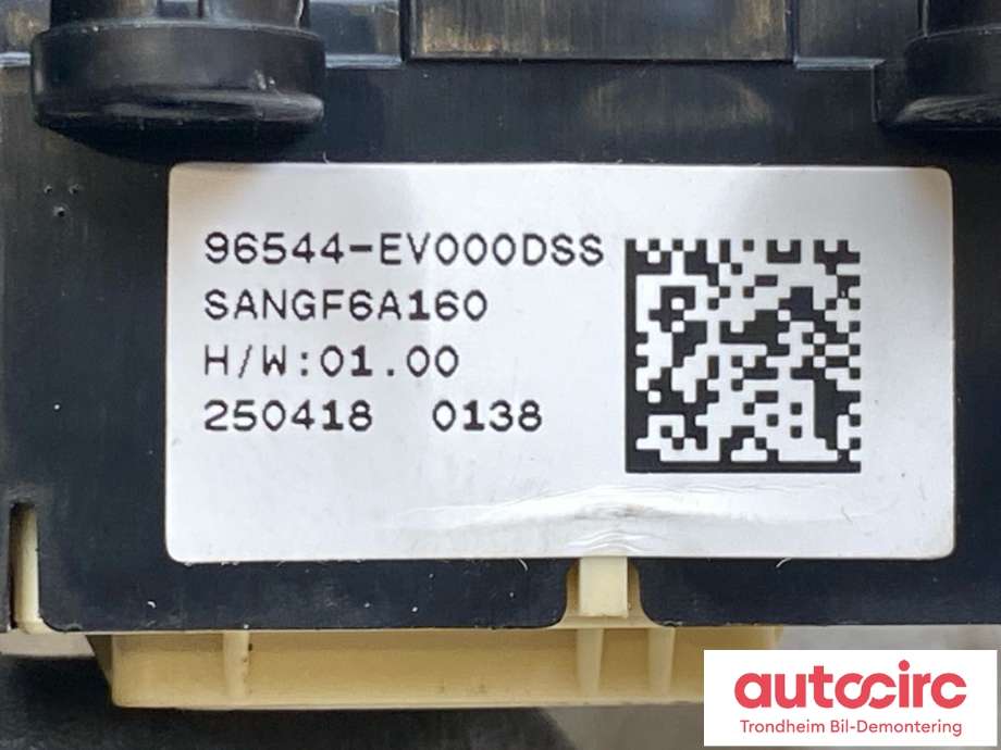 Bryter diverse til Kia EV3 2025-->>  (96544EV000DSS|96544-EV000-DSS|)