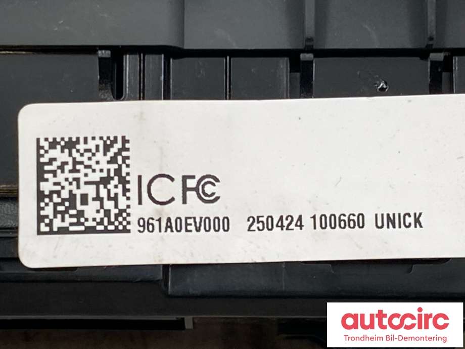 Dashbord diverse til Kia EV3 2025-->>  (961A0EV000|)