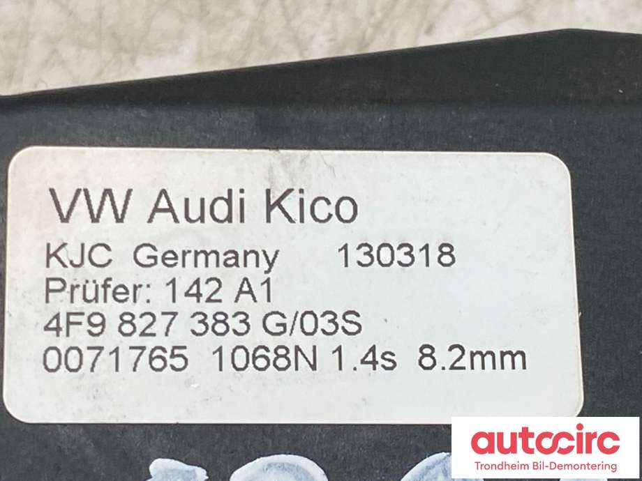Sentrallås bakluke til Audi Q7 2010-2015 (Type I, Fase 2)  (4F9 827 383 E|4F9 827 383 G|)