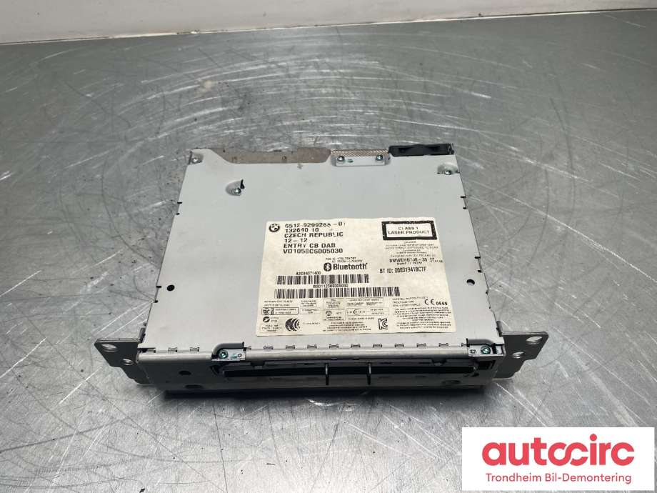 Bilstereo navigasjon betjeningspanel til BMW 3-Serie 2012-2018 (F30/F31/F34) (F30/F31/F34) (9299268|65129270365|)