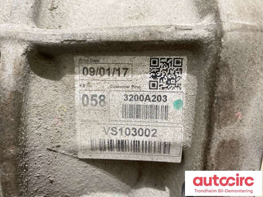 Girkasse 4WD fordelingskasse til Mitsubishi L200 2015-2019 (Type V, Fase 1)  (3200A203|)