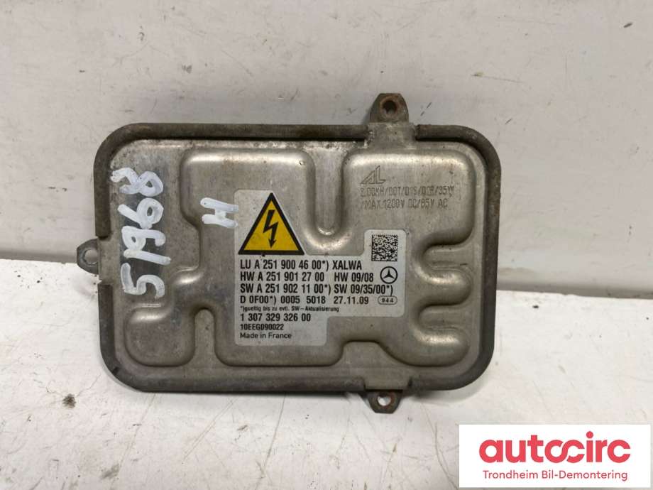 Styreenhet xenon/ballast til Mercedes R-Klasse 2006-2013 (W251) (W251) (AL|A 251 900 46 00|A 251 901 27 00|)