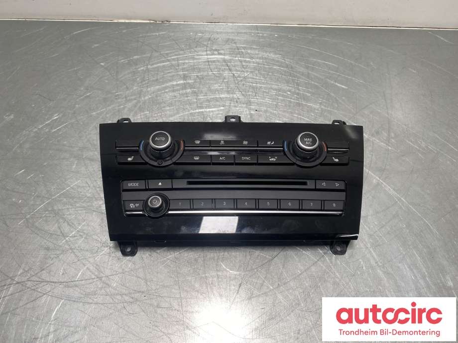 Varmeapparat betjening til BMW X3, 2010-2017 (F25) (F25) (64116825513)