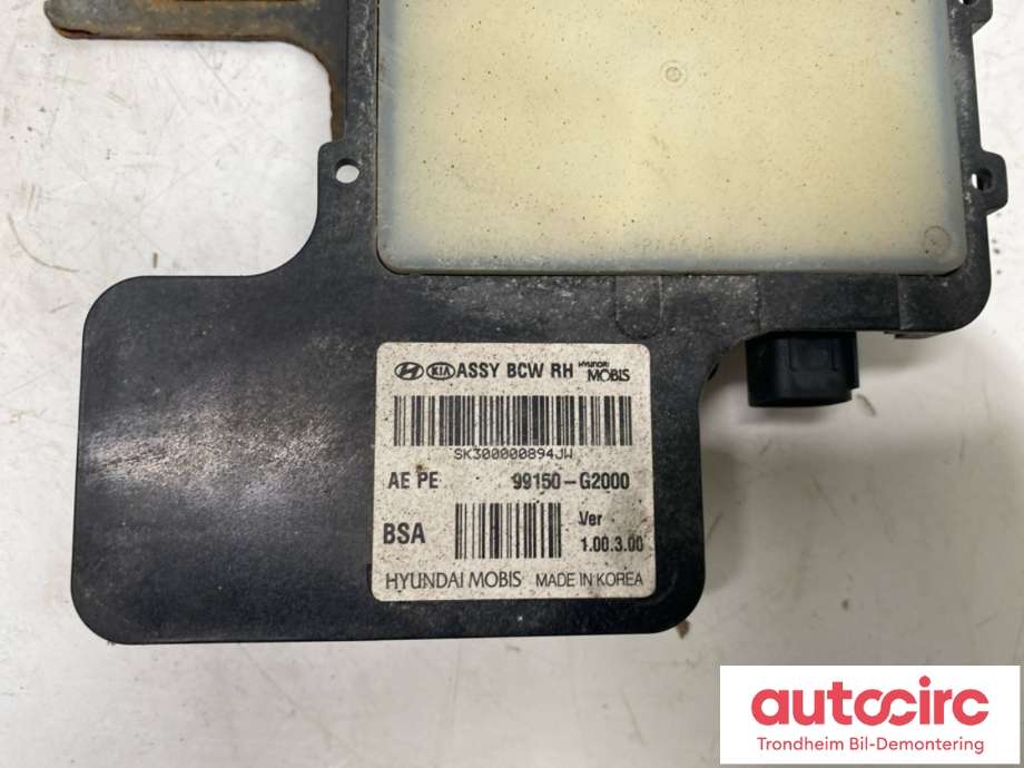 Sensor blindsone til Hyundai Ioniq Electric 2019-->> (Fase 2) (HØYRE BAK - MOBIS|99150G2000|)