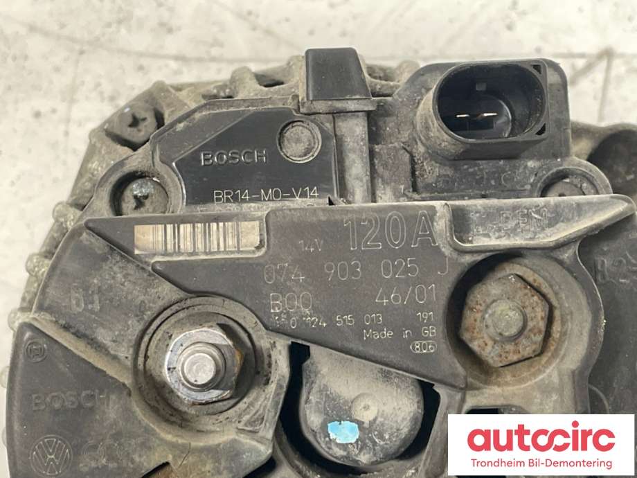 Dynamo diesel til VW Transporter / Caravelle 1990-2003 (T4) (T4) (BOSCH|028 903 025 P|028 903 025 PX|028 903 025 J)