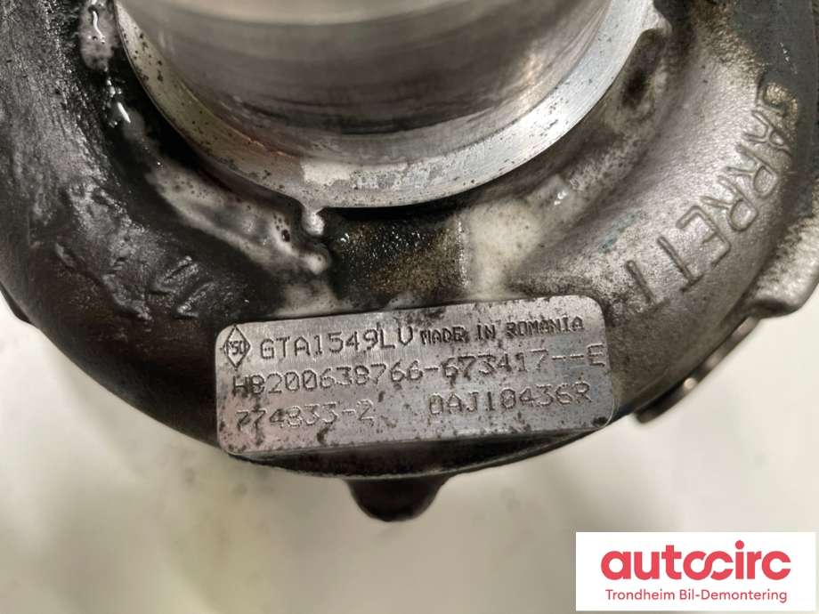 Turbo til Nissan X-Trail 2007-2014 (T31) (T31) (GARRETT|1441100Q0G|1441100Q6B|)