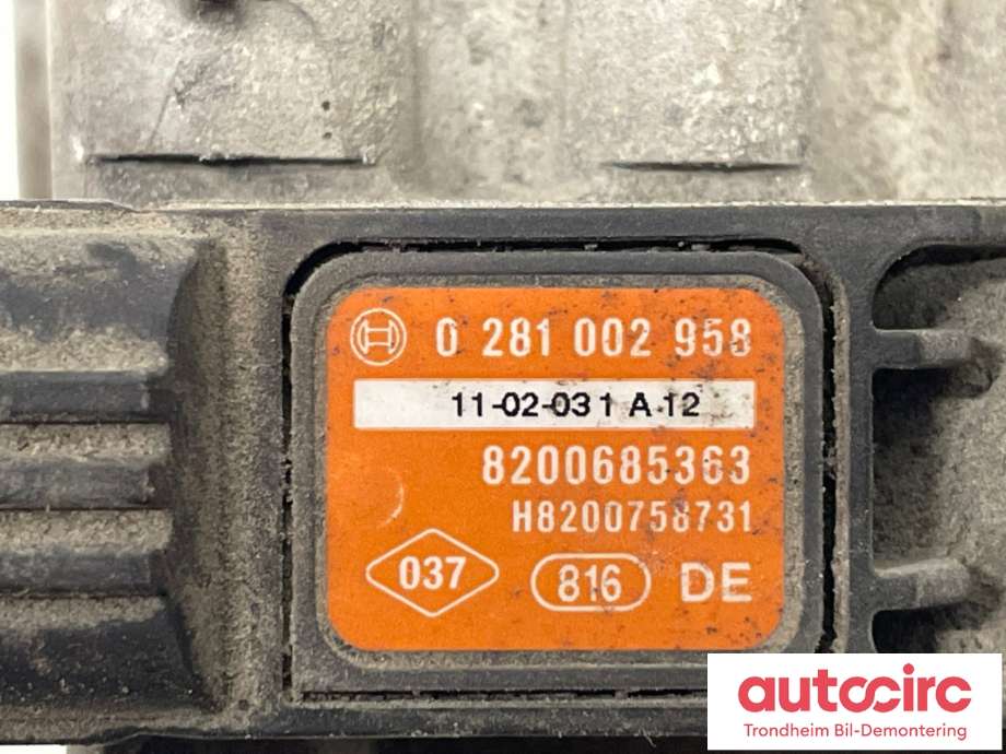 Sensor innsugsluft til Nissan X-Trail 2007-2014 (T31) (T31) (BOSCH|1473500QAK|0 281 002 958|8200685363)