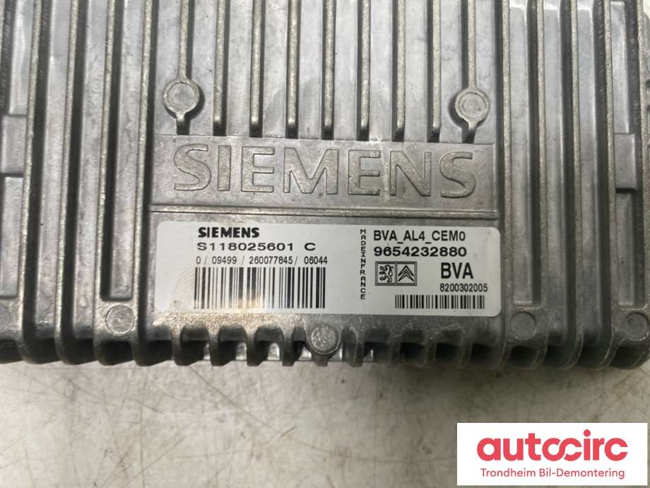 Styreenhet girkasse til Peugeot 807 2003-2009  (SIEMENS|9654232880|2529 X0|2529 TE)