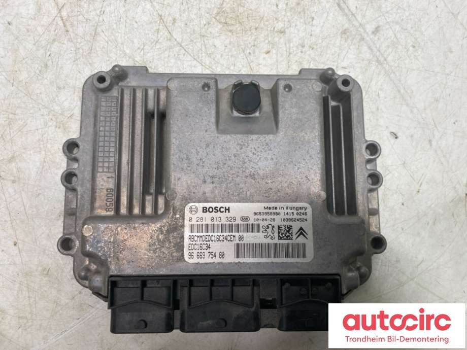 Styreenhet motor til Citroën Berlingo 2008-2015 (Type II, Fase 1)  (BOSCH|16 069 210 80|0 281 013 329|96 669754 80)