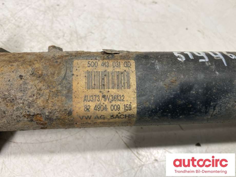 Fjærbein høyre foran til Audi A3 2016-2020 (Type III, Fase 2)  (5Q0 413 031 GD|)