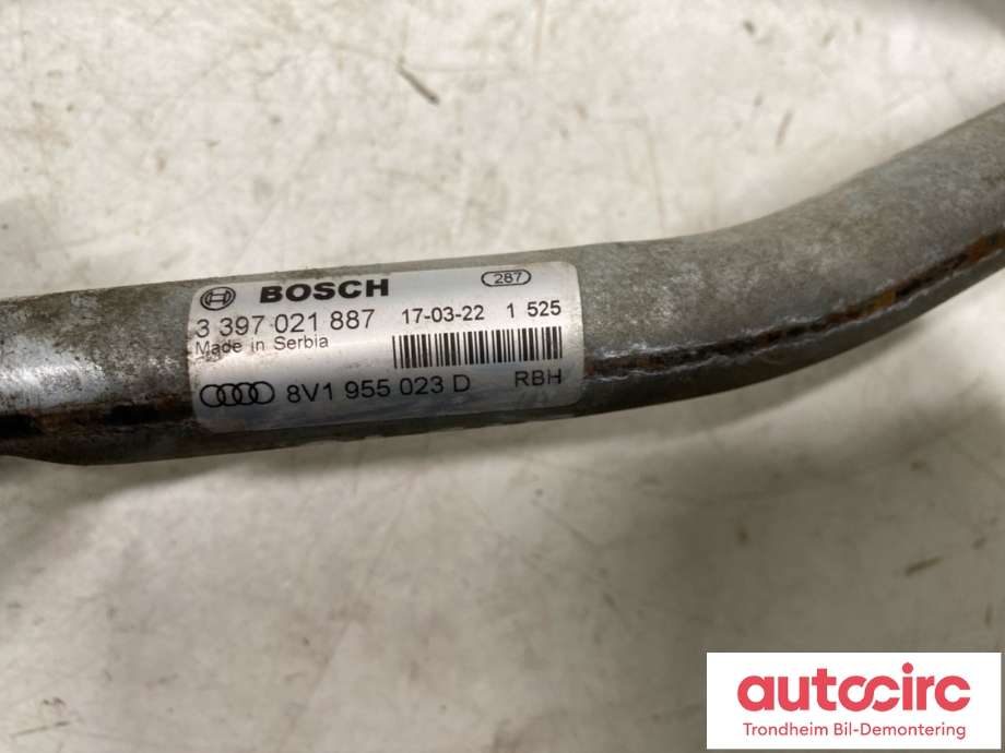 Viskeroverføring til Audi A3 2016-2020 (Type III, Fase 2)  (BOSCH|8V1955023D|8V1 955 023 D|3397021623)